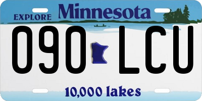 MN license plate 090LCU