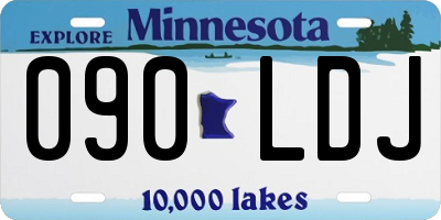 MN license plate 090LDJ