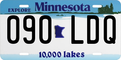 MN license plate 090LDQ