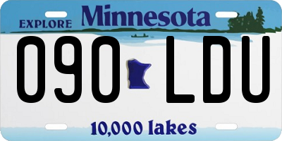 MN license plate 090LDU