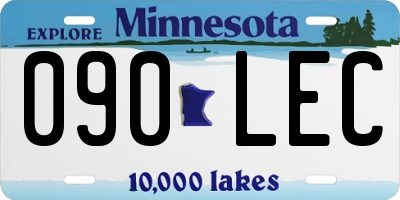 MN license plate 090LEC