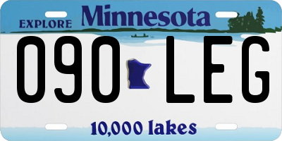 MN license plate 090LEG
