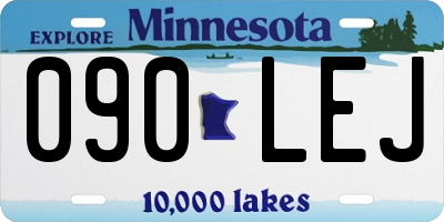 MN license plate 090LEJ