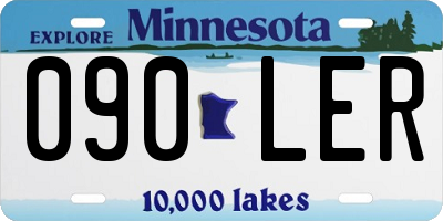 MN license plate 090LER