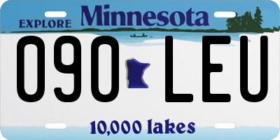MN license plate 090LEU