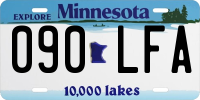 MN license plate 090LFA