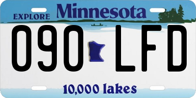 MN license plate 090LFD