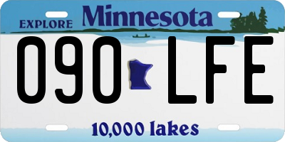 MN license plate 090LFE