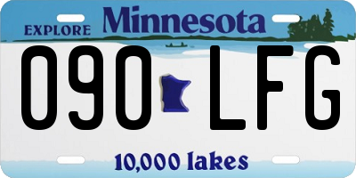 MN license plate 090LFG