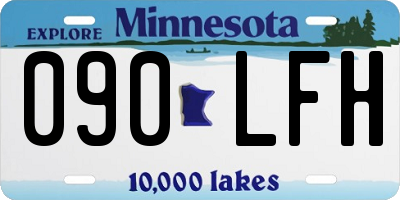MN license plate 090LFH