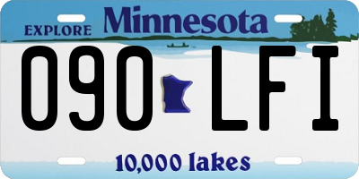 MN license plate 090LFI