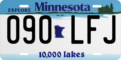MN license plate 090LFJ