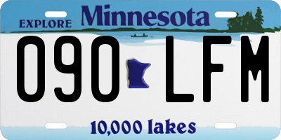 MN license plate 090LFM