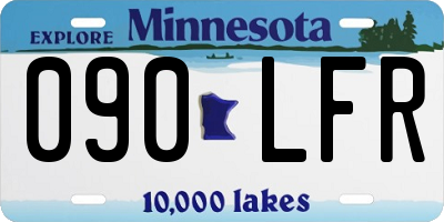 MN license plate 090LFR
