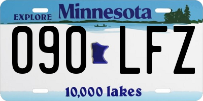 MN license plate 090LFZ