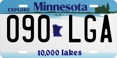 MN license plate 090LGA