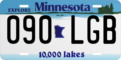 MN license plate 090LGB