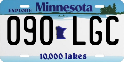 MN license plate 090LGC