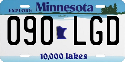 MN license plate 090LGD