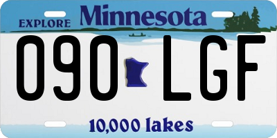 MN license plate 090LGF
