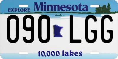 MN license plate 090LGG