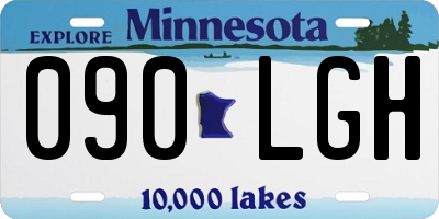 MN license plate 090LGH