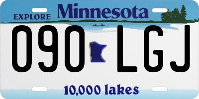 MN license plate 090LGJ