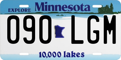 MN license plate 090LGM
