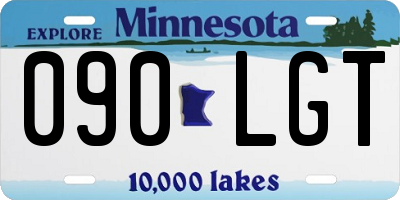 MN license plate 090LGT