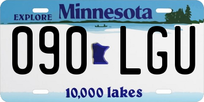 MN license plate 090LGU