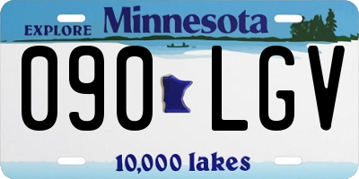 MN license plate 090LGV