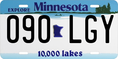 MN license plate 090LGY