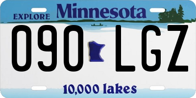 MN license plate 090LGZ