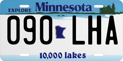MN license plate 090LHA