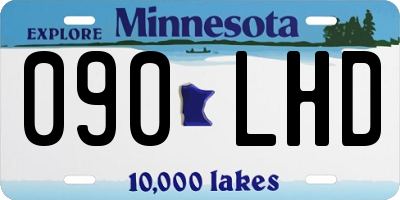 MN license plate 090LHD