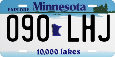 MN license plate 090LHJ
