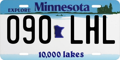 MN license plate 090LHL