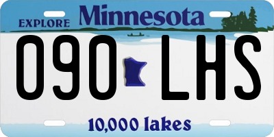 MN license plate 090LHS