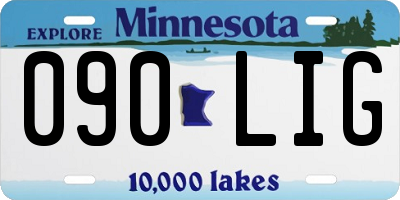 MN license plate 090LIG