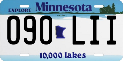 MN license plate 090LII