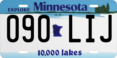 MN license plate 090LIJ
