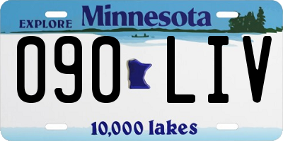 MN license plate 090LIV