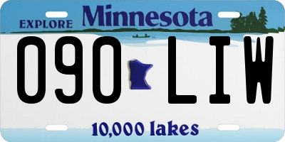MN license plate 090LIW