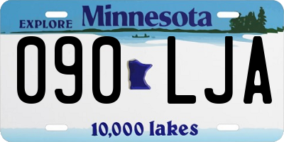 MN license plate 090LJA