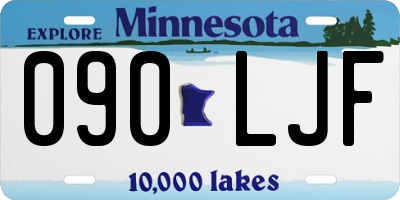 MN license plate 090LJF