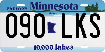 MN license plate 090LKS