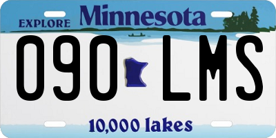 MN license plate 090LMS