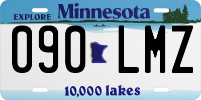 MN license plate 090LMZ