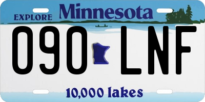 MN license plate 090LNF