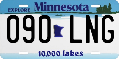 MN license plate 090LNG